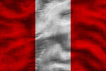 National flag of Peru. Background  with flag of Peru.