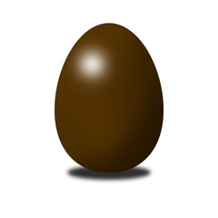 Oeuf de pâques au chocolat