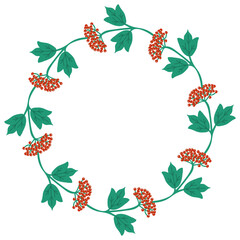 Decorative floral frame