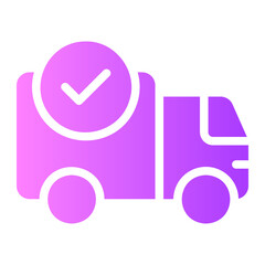 delivery gradient icon