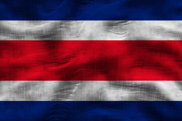 National flag of Сosta-rica. Background  with flag of Сosta-rica.