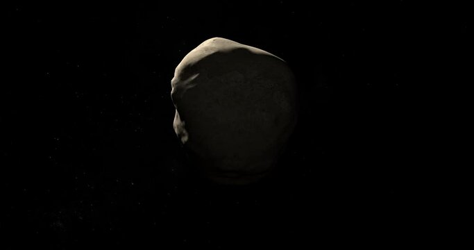 Styx moon, natural satellite of Pluto planet