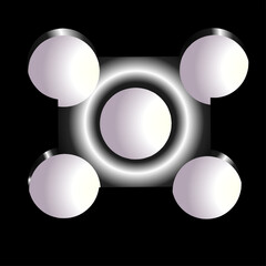 abstract background with circles