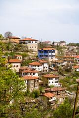 Traditional Ottoman Houses in Safranbolu. Ottoman houses.
Safranbolu UNESCO World Heritage Site. Old wooden mansions turkish architecture. Safranbolu landscape view.