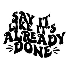 Law of attraction Quotes Typography Black and White 