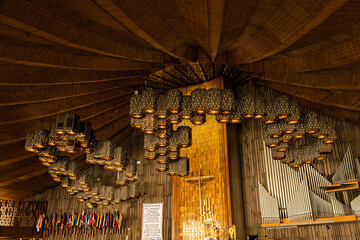 Interior of Basilica of Our Lady of Guadalupe, Mexico City, Mexico