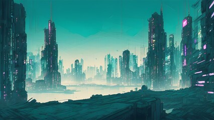 future cityscape