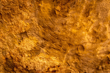 Beautiful texture of dark stone background in the cave