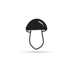 toadstool icon on white background illustration