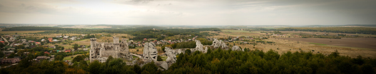 Fototapeta na wymiar Poland - Ogrodzieniec - The Witcher Castle