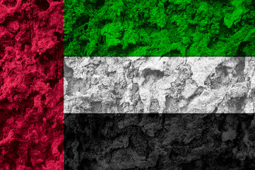 united arab emirates flag texture as backdrop