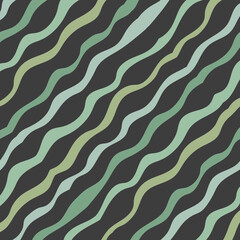 Vector fabric pattern illustration black background abstract unbalance line patterns 45 degree vertical green pastel color different size layout illustration wallpaper abstract  pattern background.