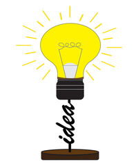 light bulb idea illustration