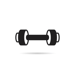 dumbbell icon vector illustration