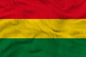 National flag of Bolivia. Background  with flag of Bolivia