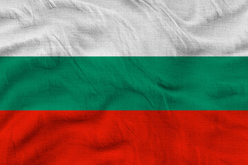Obraz premium National flag of Bulgaria. Background with flag of Bulgaria