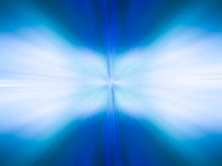blue, colorful, bright speed lines. Motion blur background graphic style. The light speeds from the center of the image and radiates to the side.