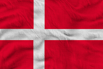 Fototapeta premium National flag of Denmark. Background with flag of Denmark.
