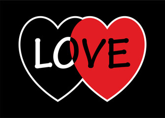 love typography quotes vector t shirt design