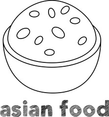 Asian food vector 