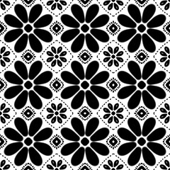 black and white seamless pattern