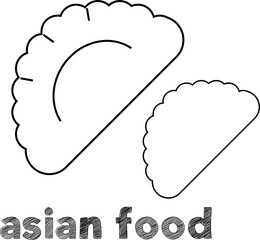 Asian food vector 