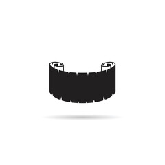 old parchment paper scroll illustration