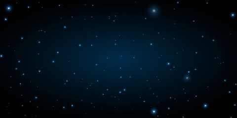 Star universe background, Stardust in deep universe, Milky way galaxy, Vector