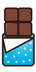 Dessert icon, sweet food illustration