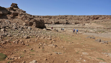 La grande traversée de l’Atlas au Maroc, 18 jours de marche. Chemin des transhumances,...