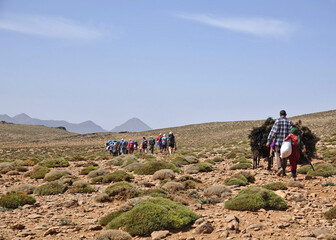 La grande traversée de l’Atlas au Maroc, 18 jours de marche. Chemin des transhumances,...