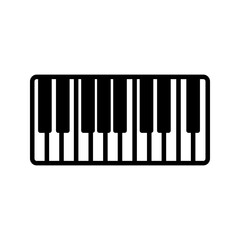 Piano icon. sign for mobile concept and web design. vector illustration