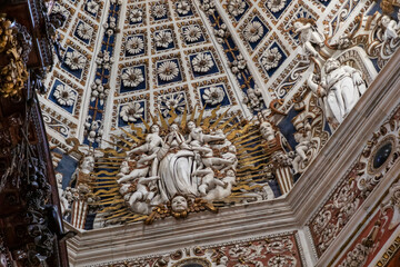 Tirano Basilica dome detail - obrazy, fototapety, plakaty