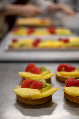 Assortment of individual fruit cakes