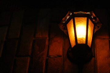 old fashioned lamp