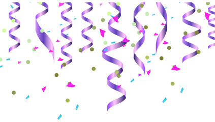 Decoration for birthday or event, seprentine illustration