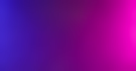 Gradient glow. Neon abstract background. Luminous flare. Defocused blue purple magenta pink color light smooth texture copy space bright decorative poster. - obrazy, fototapety, plakaty