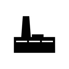 factory icon design. manufacture industry sign and symbol.