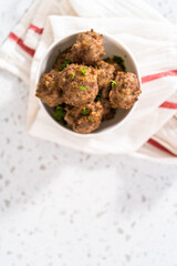 Oven Baked Meatballs