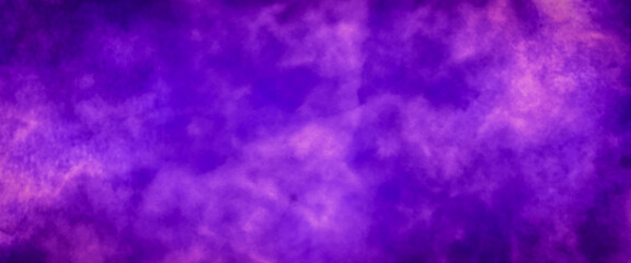 Abstract luxury purple watercolor grunge. Purple watercolor background painting on paper texture. Beautiful grungy paper textured pattern for vintage design. Smooth pastel ink color glow aquarelle