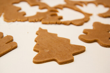 gingerbread cookies on a plate
