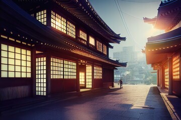 View of Japan, Anciant era Building/Home/House