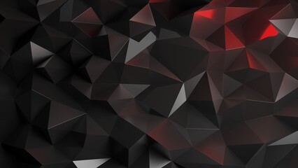 Abstract Triangle Dark Red Background
