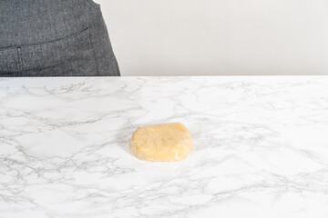 Panda shaped shortbread cookies with chocolate icing