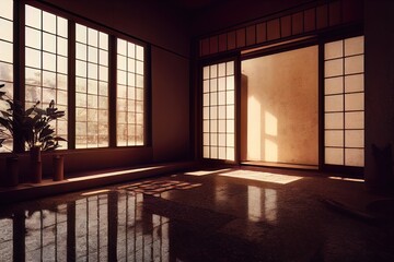 Obraz premium Architecture of Japan At Ancient Period of Time 