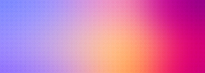 Pink blue yellow gradient background blank. Horizontal banner or wallpaper tamplate. Copy space, place for text, text area. Bright illustration. Space metaverse web 3 technology texture