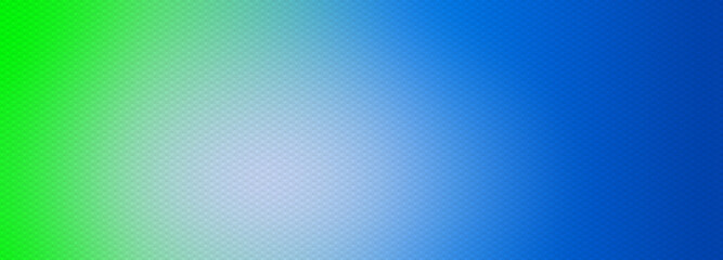 Blue green yellow gradient background blank. Horizontal banner or wallpaper tamplate. Copy space, place for text, text area. Bright illustration. Space metaverse web 3 technology texture