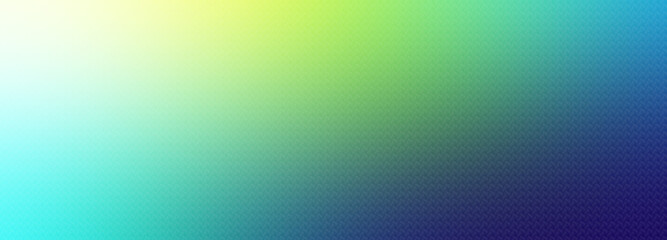 Blue green yellow gradient background blank. Horizontal banner or wallpaper tamplate. Copy space, place for text, text area. Bright illustration. Space metaverse web 3 technology texture