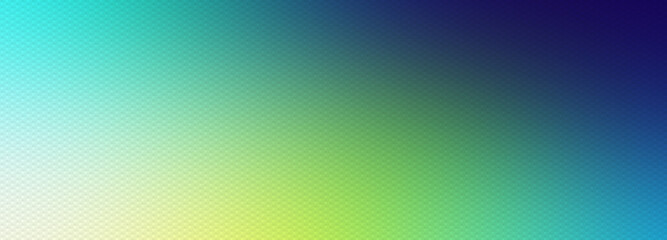 Blue green yellow gradient background blank. Horizontal banner or wallpaper tamplate. Copy space, place for text, text area. Bright illustration. Space metaverse web 3 technology texture