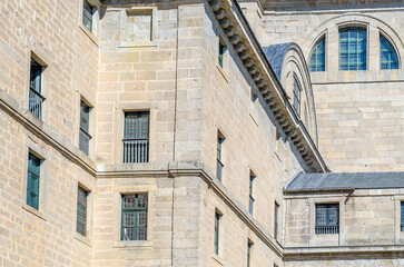 Architectural detail, Royal Site of San Lorenzo de El Escorial, Spain